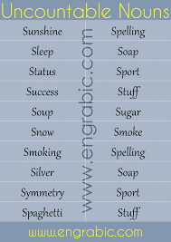 10 Uncountable Nouns In 2020 Uncountable Nouns Nouns English Grammar