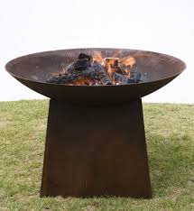 Free Standing Cast Iron Fire Pit With Wrought Iron Base Bowl 1m Base 45hx45 X 55cm By Aussie Heatwave From Chiminea Com Au Fire Pit Australia Fire Pit Base Cast Iron Fire