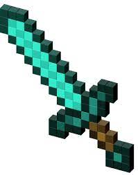 Pics For Minecraft Sword Template Minecraft Sword Minecraft Minecraft Diamond Sword