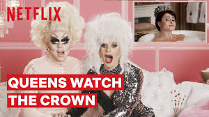 (however, you cannot say i enjoy to watch tv. Drag Queens Trixie Mattel Katya React To The Crown I Like To Watch Netflix Youtube