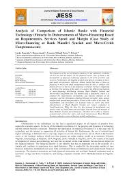 Minimum pembiayaan adalah rm 30,000. Pdf Analysis Of Comparison Of Islamic Banks With Online Micro In Disbursements Of Micro Financing Based On Requirements Services Speed And Margin Case Study Of Micro Finance At Bank Mandiri Syariah And Micro Credit