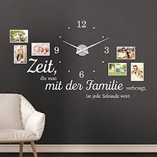 Wandtattoo Uhr Mit Uhrwerk Wanduhr Fur Wohnzimmer Spruch Zeit Die Wir Uns Nehmen Uhr Schwarz 070 Schwarz Wandtattoo Uhr Wandtattoos Wandtattoo
