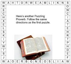 Maybe you would like to learn more about one of these? Bible Games And Puzzles Try These Puzzling Proverbs