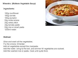 Minestra Maltese Vegetable Soup Maltese Recipes Vegetable Soup Ingredients Medieval Recipes