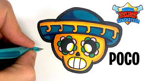 Brawl stars poco gameplay with chief pat! Tuto Emoji Comment Dessiner Poco Brawl Stars Youtube