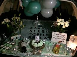 Birthday Ideas For Friends Surprise Breakfast At Tiffany S 21st Birthday Surprise In My Best Friends Car Birthday Birthday Surprise 21st Birthday
