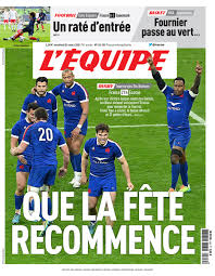 La chaîne l'équipe est une chaîne de télévision nationale sportive française du groupe amaury. L Equipe On Twitter Voici La Une Du Journal L Equipe Du Vendredi 26 Mars Le Journal Https T Co 6udofpckmu