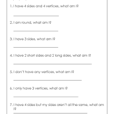 So let's teach shapes to our kids in a funny way! Geometry Worksheets For Students In 1st Grade