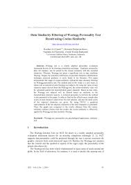 Print pdf these personality tests were developed by ehrig wartegg in the 1920 s. Pdf Data Similarity Filtering Of Wartegg Personality Test Result Using Cosine Similarity