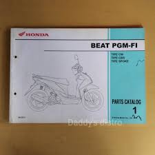 Jual Buku Motor Part List Catalog Katalog 1 Honda Beat Pgm Fi Cw Spoke Copy Kota Tangerang Daddy S Distro Tokopedia