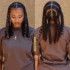 Self Taught Braider On Instagram Views Braidsbykersti I M A Sucker For Short Braid Black Girl Braided Hairstyles Natural Hair Styles Braids For Black Hair