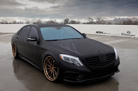 Matte Black Mercedes Benz S550 Adv10 Track Spec Cs Wheels Mercedes Benz S550 Black Mercedes Benz Mercedes