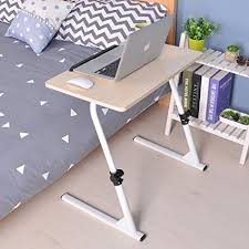 Soges 31 5 Adjustable Laptop Desk Portable Laptop Table Computer Stand Notebook Desk Side Table For Bed An In 2020 Laptop Desk For Bed Furniture Portable Laptop Table