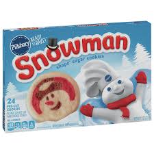 A classic cookie favorite, available in a convenient mix. Pillsbury Ready To Bake Snowman Shape Sugar Cookies Hy Vee Aisles Online Grocery Shopping