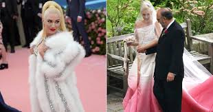 The no doubt singer tied the knot with blake shelton on sunday, sporting two custom vera wang wedding dresses for the. Gwen Stefani S Best Dresses In History Popsugar Fashion