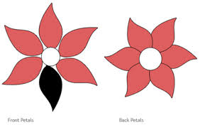 Free Flower Petal Stencil, Download Free Clip Art, Free Clip Art ...