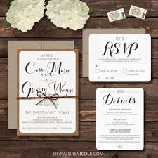 Rustic Wedding Invitation With Rsvp And Detail Cards Quick Delivery Organ Wedding Invitation Details Card Barn Wedding Invitations Wedding Invitations Rsvp