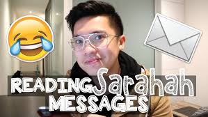 "Reading SARAHAH Messages" ✉️😂😭