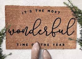 Maybe you would like to learn more about one of these? Most Wonderful Time Of The Year Funny Christmas Etsy In 2021 Christmas Doormat Winter Doormat Funny Christmas Doormat
