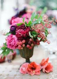 Revel Berry Centerpiece Flower Arrangements Pretty Flowers Wedding Flowers