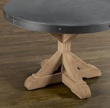 Belgian Trestle Concrete Teak Dining Table Teak Dining Table Dining Table Restoration Hardware Dining Table