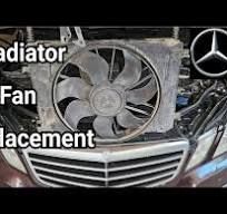 Radiator Fan Replacement | Mercedes E-class W212 - YouTube