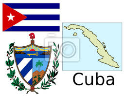 Auch wenn der medienangriff, dem kuba in diesen tagen ausgesetzt ist, aufgrund des technologischen potenzials der gegner und ihrer zunehmenden konzertierten aktionen von verschiedenen geografischen punkten aus ein noch nie dagewesenes ausmaß hat, so ist es doch nicht verwunderlich, dass er stattfindet, denn das land befand sich schon immer in den schützengräben eines psychologischen krieges Kuba Flagge Hoheitszeichen Karte Leinwandbilder Bilder Santiago Patriotischen Fahnen Myloview De