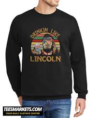 Coors Light Drinkin Like Abraham Lincoln Abe America Flag Sunset New Sweatshirt Sweatshirts Coors America Flag