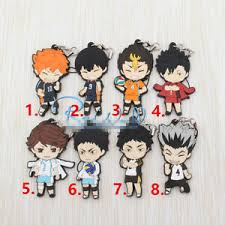 Volleyball anime haikyuu wallpaper anime girls. T624 Hot Anime Haikyuu Haikyuu Rubber Keychain Key Ring Rare Straps Cosplay Ebay