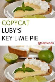 Copycat Luby S Key Lime Pie Made With Sweetened Condensed Milk Lime Juice Lemon Juice Lime In 2020 Lemon Juice Benefits Lemon Health Benefits Lemon Water Benefits