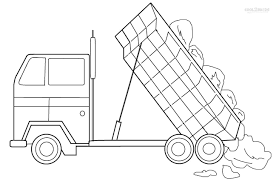 Printable Dump Truck Coloring Pages For Kids Cool2bkids Truck Coloring Pages Coloring Pages For Kids Coloring Pages
