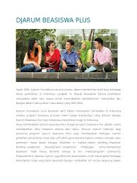 We did not find results for: Beasiswa Djarum Plus