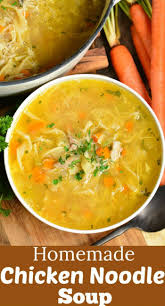 All you need is a whole chicken (cut into parts), water, celery, onions, and carrots, seasonings, and egg noodles. Pin On Soup