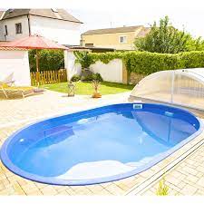 Le piscine prefabbricate in vetroresina sono molto resistenti ma soprattutto economiche e veloci da porre in opera. Piscina Interrata In Vetroresina Olymp 4 50 X 3 00 H 1 20 Bsvillage Com