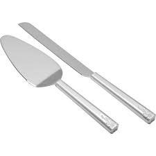 Check out our wedding cake knife selection for the very best in unique or custom, handmade pieces from our flatware & silverware shops. Wedgwood By Vera Wang Vera Lace Bouquet Cake Knife And Server Set Cake Dessert Servers Household Shop The Exchange