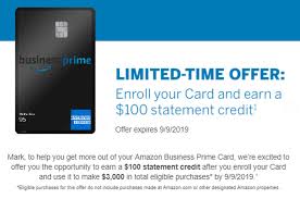 If you're already a member, the amazon business prime credit card can offer value on spending here is a list of our partners. American Express Amazon Business Prime Card Spending Offer