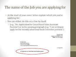 Cover Letter Youth Central Cover Letters Templates Ppt Download