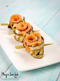 Gli involtini di melanzane e salmone sono dei bocconcini gustosi e leggeri che possono essere serviti in ogni occasione: Involtini Di Melanzane E Salmone Mangia Bevi Godi Blog Di Cucina E Ricette