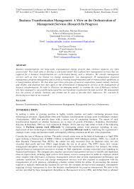 Salah satu jalur penerimaan karyawan bni yang cukup prestisius dan banyak. Pdf Business Transformation Management A View On The Orchestration Of Management Services Research In Progress
