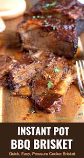 This Instant Pot Brisket Is The Easiest Quickest And Most Delicious Beef B Instant Pot Beef Brisket Recipe Instant Pot Dinner Recipes Easy Instant Pot Recipes
