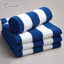 You can also choose from cartoon, geometric, and solid color heavy beach towel, as well as from microfiber fabric, microfiber, and cotton heavy beach towel, and whether heavy beach towel is beach, home, or airplane. 100 Cotton Beach Towel 80x150cm Blue White Striped Luxury Heavy Thick Terry 650g Absorbent Hotel Bathroom Bath Towel For Adults Bath Towel Bath Towels For Adultscotton Beach Towel Aliexpress