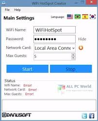 Wifi Hotspot Creator 2 0 Free Download For Windows Hotspot Wifi Wifi Names Wifi Card