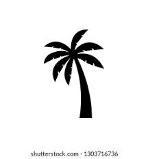 See more ideas about palm tree silhouette, tree silhouette, tree. Palm Tree Silhouette Icon Simple Flat Stock Vector Royalty Free 1303716736