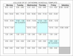 Class Schedule Template Word Lovely Free 6 Sample College Schedule Templates In Google Do Class Schedule Template Homeschool Schedule Template College Schedule