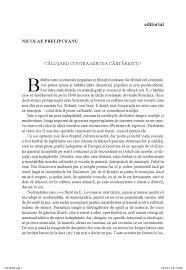 Scrisoare de la randunele de elena dragos. Vr2013 05 06 By Viata Romaneasca Issuu