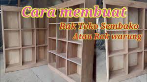 Apalagi untuk kamu yang memiliki banyak koleksi potongan kayu ini dapat menahan piring dan peralatan makanmu yang lainnya loh. Cara Membuat Rak Toko Membuat Rak Warung Sembako Dari Kayu Youtube