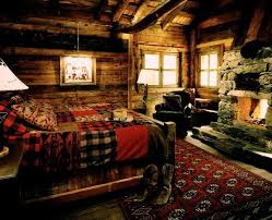 This Just Screams Masculine Cabin Bedroom Interior Design Rustic Cabin Living