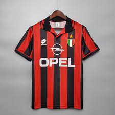 Plantilla del milan temporada 1995/1996. Ac Milan Retro 1996 1997 Jersey Foot Dealer Ac Milan