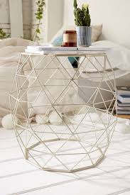 One wrong choice of accessories and your interior will look awful. Geometric Metal Side Table Metal Side Table Decor Home Decor