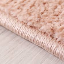 30mm höhe 40mm höhe 50mm höhe gewebt schnelle lieferung. Punkte Teppich Design Rosa Weiss Kurzflor Kreis Muster Vimoda Homestyle